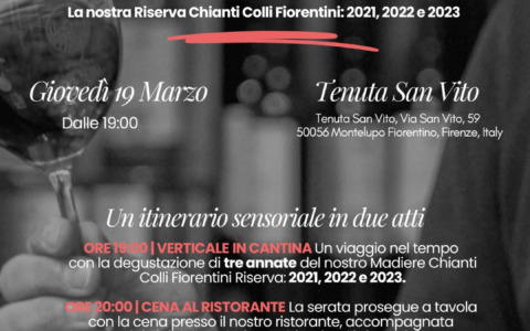 Ciclo di degustazioni in cantina con il Consorzio Chianti Colli Fiorentini