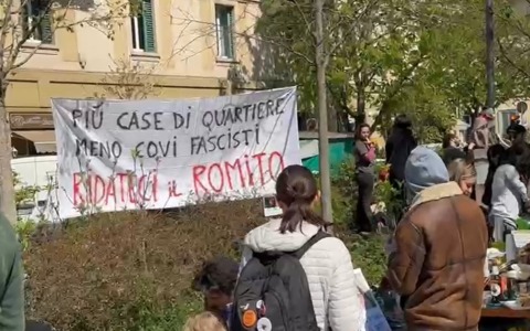Firenze: protesta per l’apertura della sede di Futuro Nazionale
