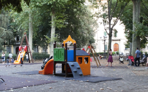 Firenze, rinnovate le aree gioco di Palazzo Vecchio