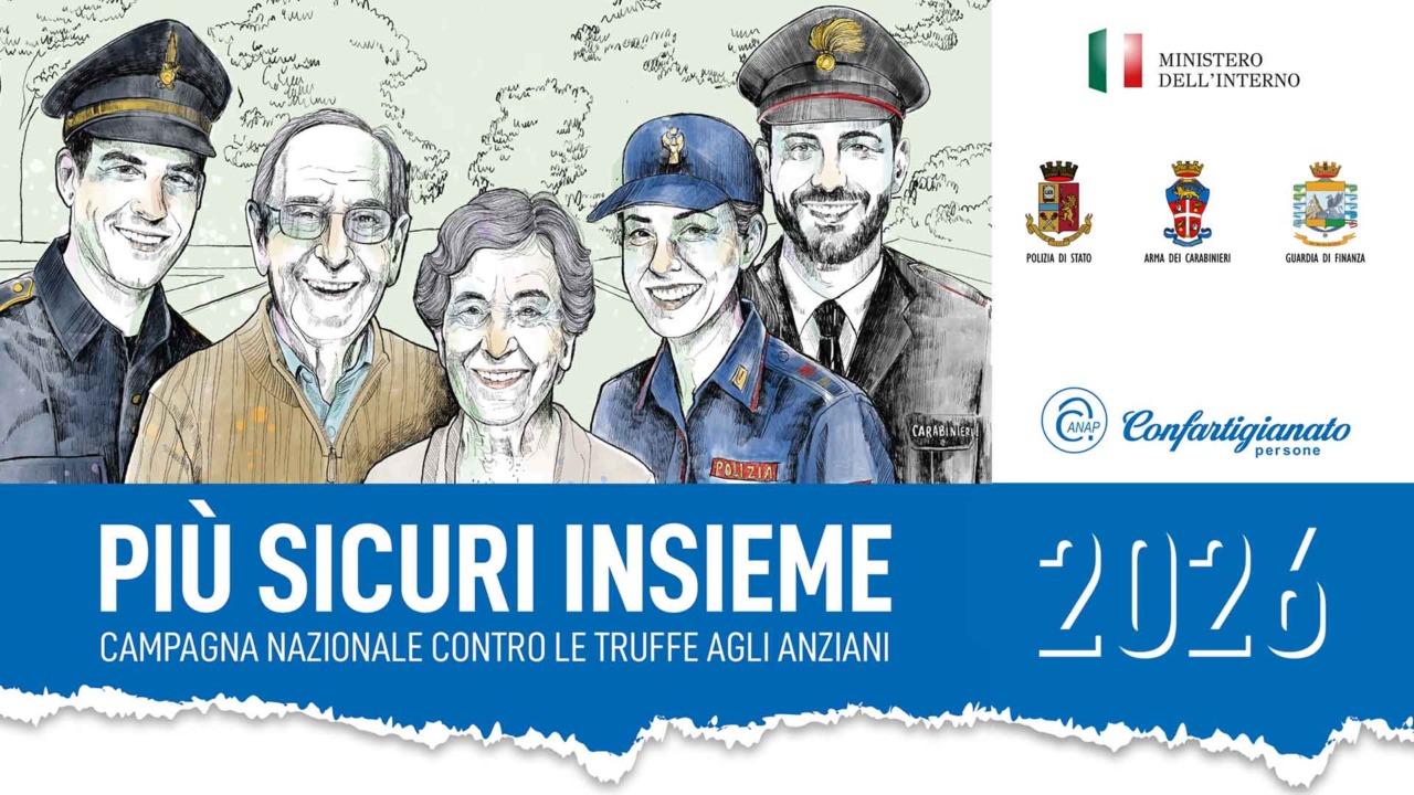 Inizia a Firenze la campagna “Più sicuri insieme” della Polizia di Stato contro le truffe