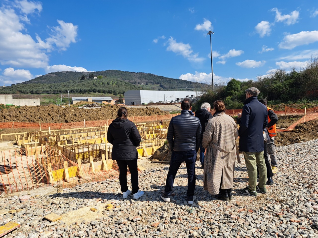 La Giunta di Pontassieve visita i cantieri in corso sul territorio