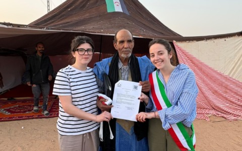 Due consigliere in missione nei campi profughi Saharawi