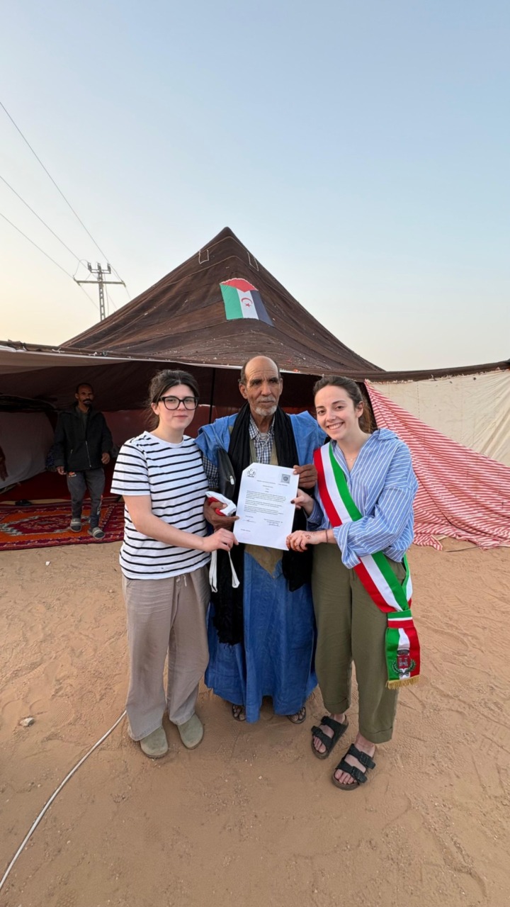 Due consigliere in missione nei campi profughi Saharawi