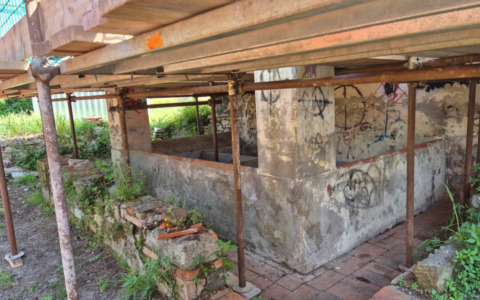 Lavori di recupero per il Lavatoio-Fonte di Impruneta