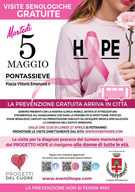 Visite senologiche gratuite in piazza a Pontassieve: un’opportunità per la salute femminile