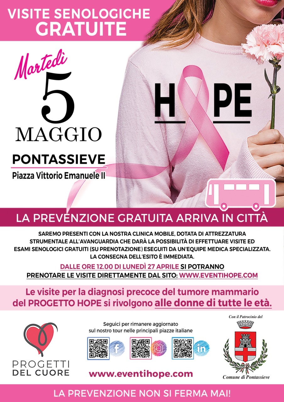 Visite senologiche gratuite in piazza a Pontassieve: un’opportunità per la salute femminile