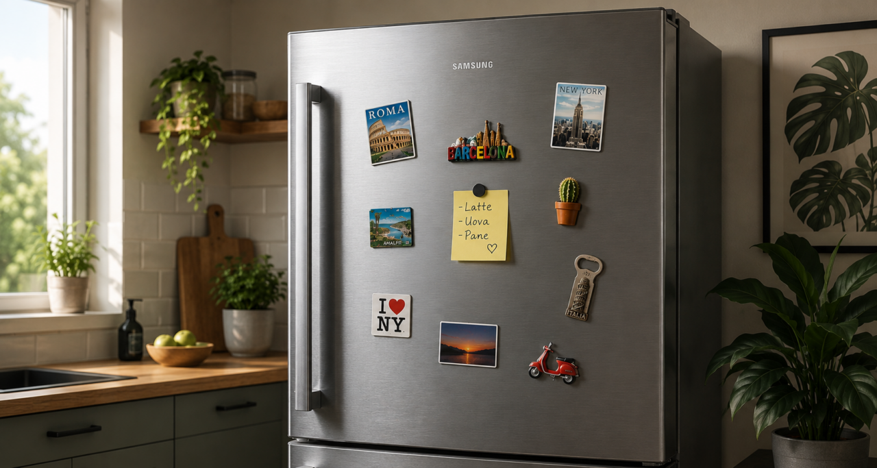 Frigo come bacheca delle emozioni: l’arte di usare i magneti personalizzati