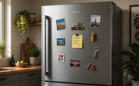 Frigo come bacheca delle emozioni: l’arte di usare i magneti personalizzati